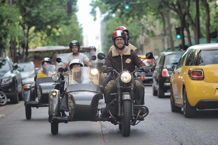 Paris Vintage Private & Bespoke Tour on a Sidecar Motorcycle