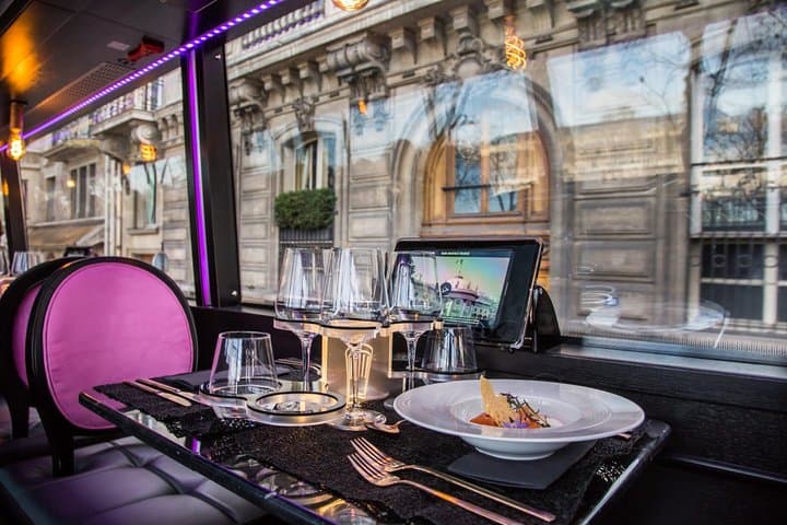 Champs-Elysées Lunch by Panoramic Bus