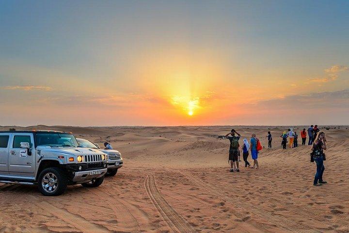 Dubai Evening Desert Safari: Dune Bashing, Camel Ride & BBQ