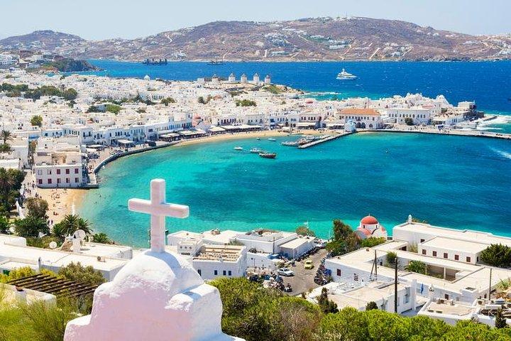 Full Day Mykonos South Coast Cruise with Lunch