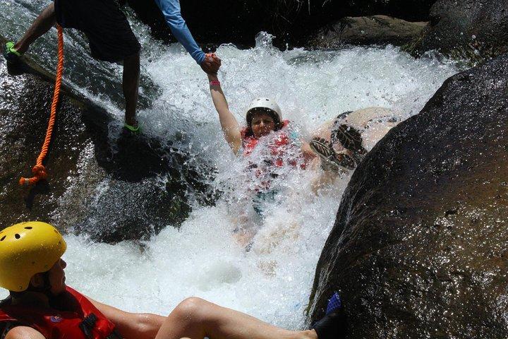 Combo tour: Tubing, Canopy and Hot Spring from Playa Flamingo