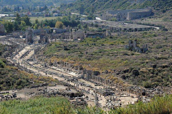 Antalya Excursion to Perge, Aspendos, side, Manavgat waterfall