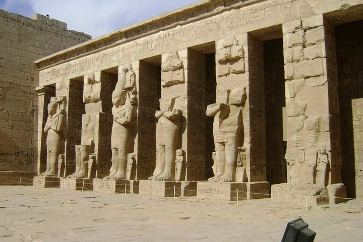 Howard Carter House and Ramesseum Temple in Luxor