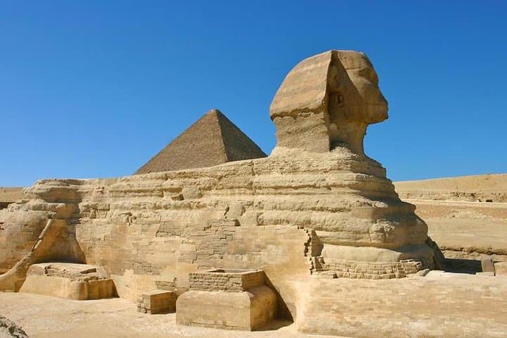Memphis, Saqqara and the Pyramids of Giza from Cairo