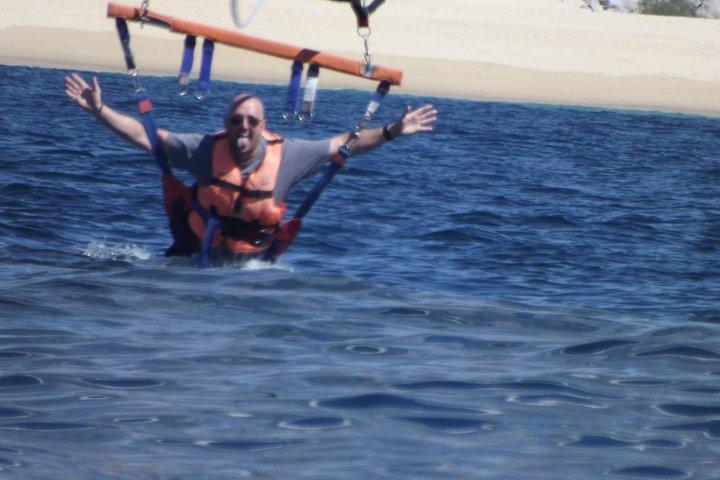 Single or Double Parasailing in Cabo with Views of The Arch