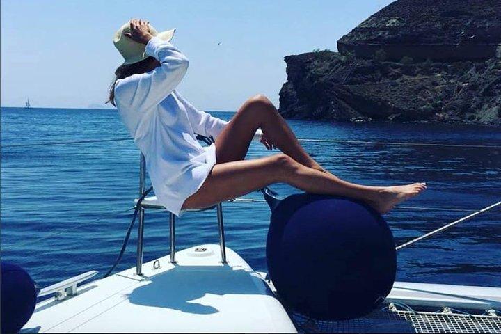 Santorini Private Catamaran Cruise