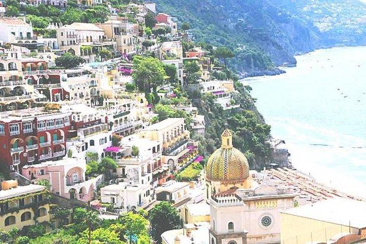 Rome to Pompeii & Positano Day Trip with Hotel Pick Up & Skip The Line Tickets