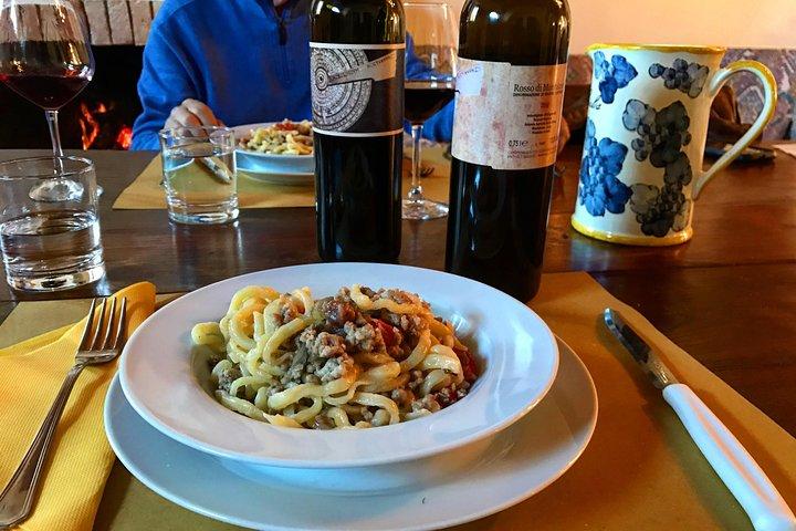 Brunello di Montalcino wine experience with a sommelier