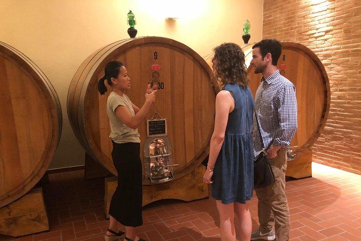 Brunello di Montalcino wine experience with a sommelier