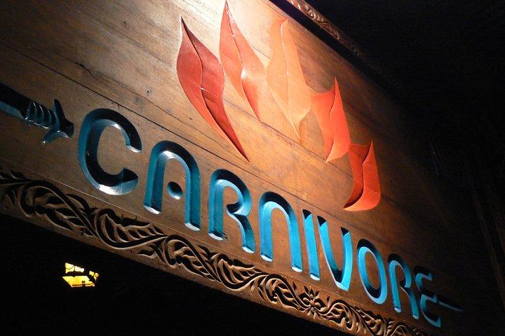 The Carnivore Restaurant Lunch or Dinner with transport