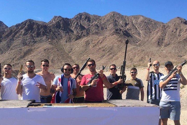 4 Gun Desert Shooting Adventure with Lunch