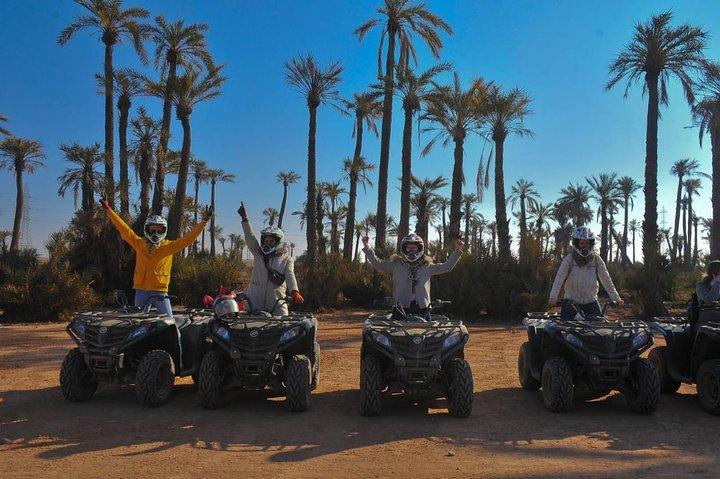 Half-Day Palm grove desert Quad & Camel Tour