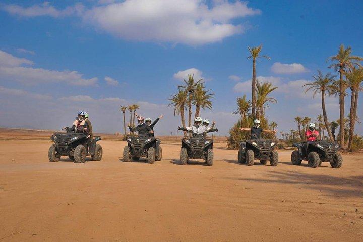 Half-Day Palm grove desert Quad & Camel Tour