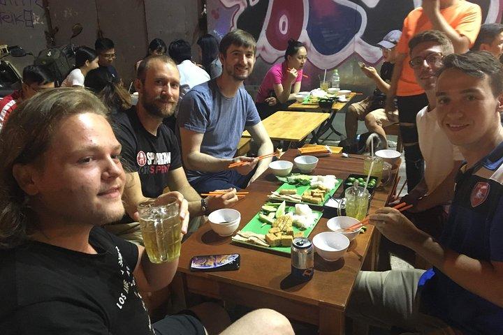 Hidden Gems Private Street Food by scooters with girl drivers.