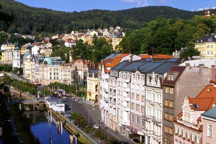 Czech Spas of Karlovy Vary and Marianske Lazne from Prague