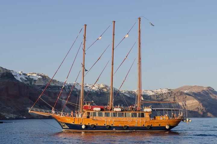 Santorini Volcano & Hot Springs and Sunset on Board