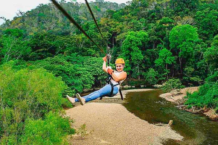 Cave Tubing and Zipline Adventure from Belize City