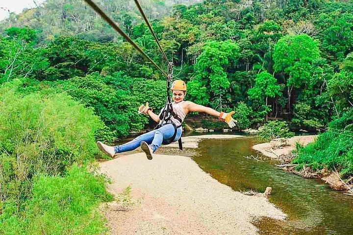 Cave Tubing and Zipline Adventure from Belize City
