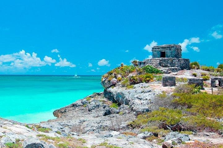 Amazing Tour 4X1 to Coba, Tulum, Cenote & Playa del Carmen