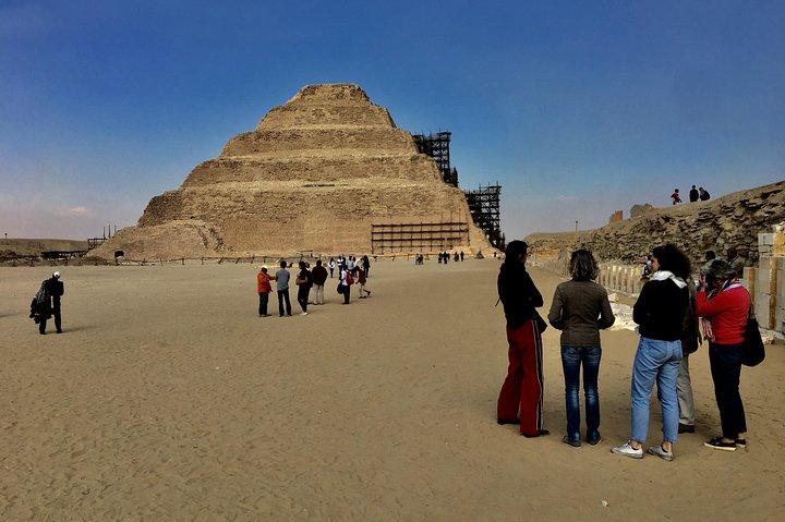 Tour to Saqqara Monuments Including the Step Pyramid & Tombs