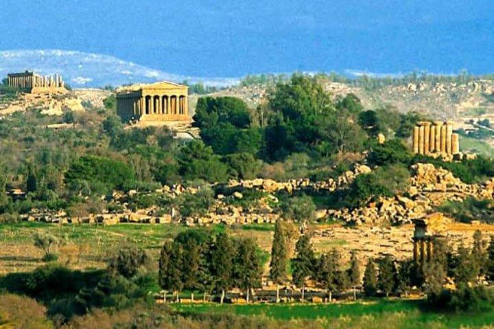 Villa Romana Del Casale in Piazza Armerina and Valley Of Temples in Agrigento
