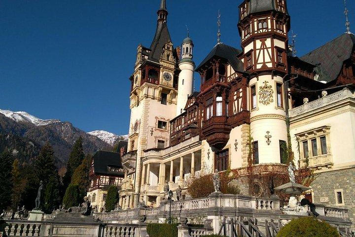 Peles Castle, Bran Castle, Rasnov Fortress and Sinaia Monastery Tour from Brasov