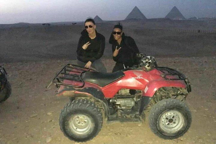 Quad bike around Giza Pyramids around Giza pyramids