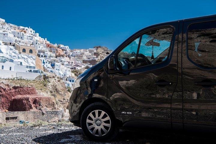 Private Transfer from-to Santorini airport to-from anywhere in Santorini Island