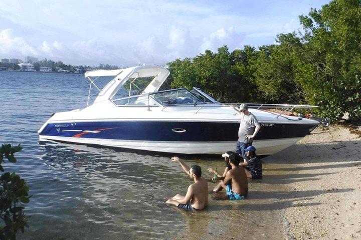 Miami Boat Tour, Haulover Sandbar, Raccoon Island and more