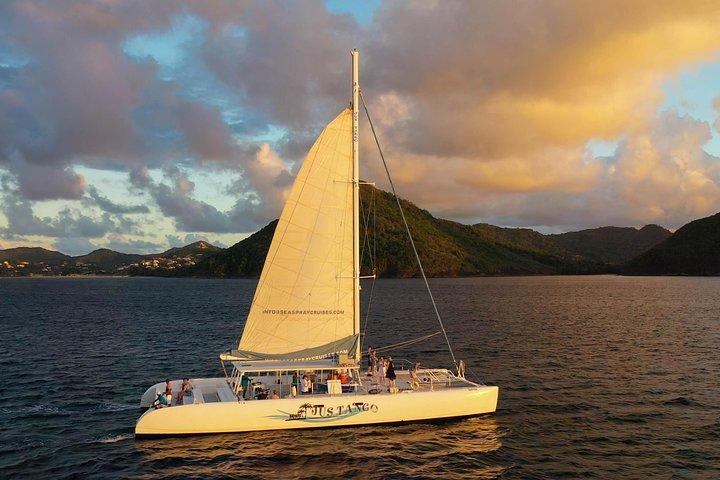 Champagne Sunset Sail in St. Lucia