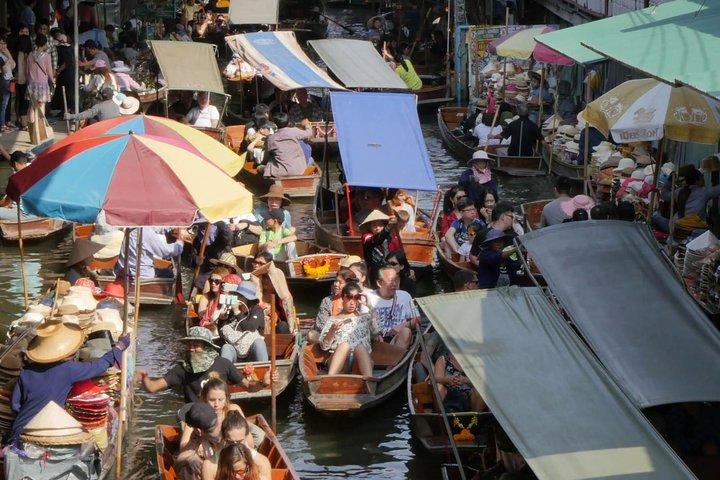 Explore Thailand’s Floating Market with Paddle Boat Adventure