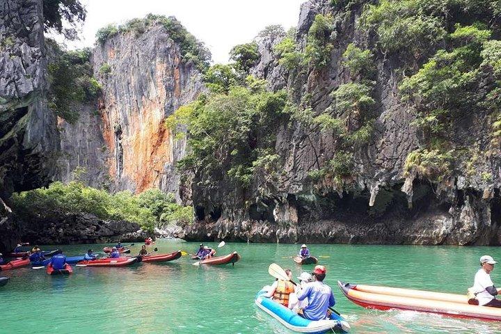 Explore Phuket James Bond Island by Longtail Boat + Sea Canoeing