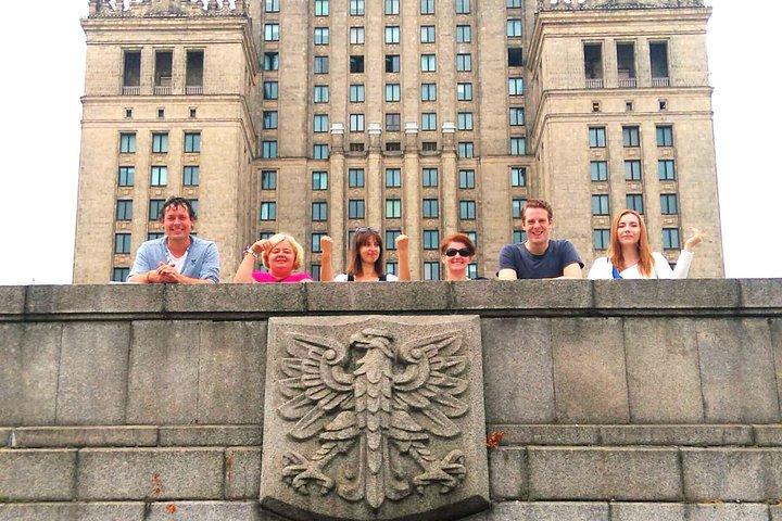 Communist Warsaw: private tour by retro minibus with hotel pickup