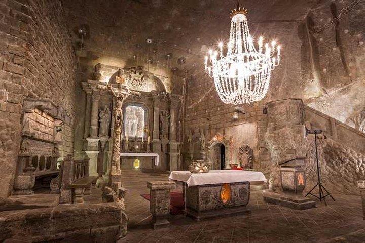 Salt Mine Guided Tour from Krakow (hotel pick up)