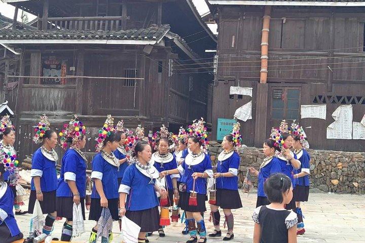 Longji Rice Terraces & Chengyang & Drop off at Zhaoxing village Private Day Tour