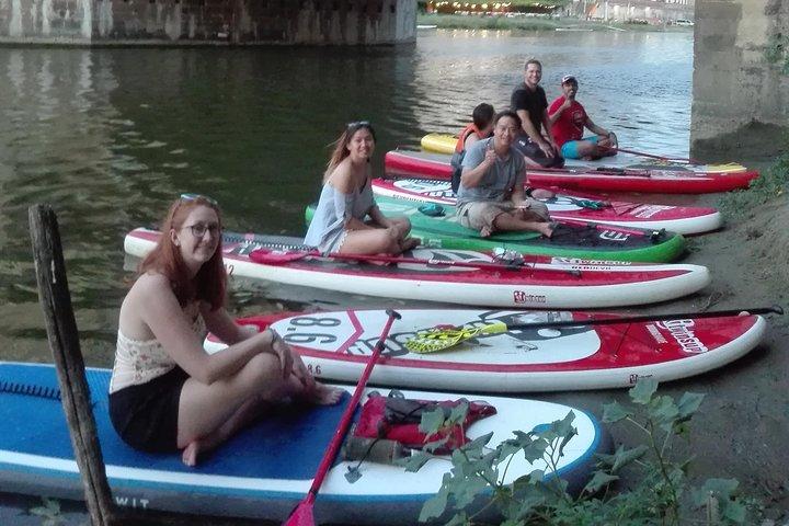 SUP at Ponte Vecchio with a Floating Drink - Florence Paddleboarding