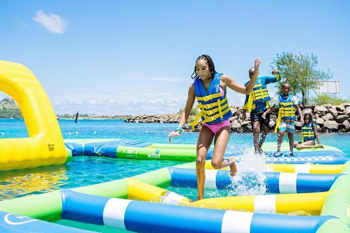 Splash Island Water Park in St Lucia