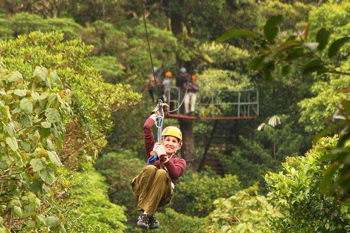 Discover the Adrenaline with Atvs ziplines single and a real Mayan cenote