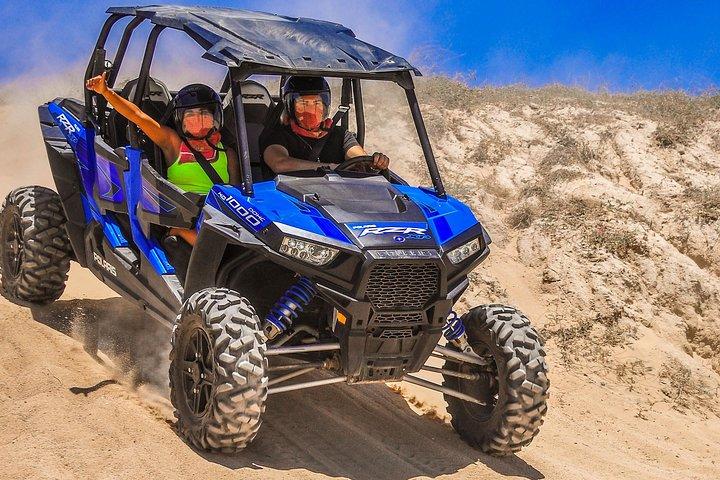 Quadruple or Double Razor Tour on Beach and Desert from Cabo San Lucas