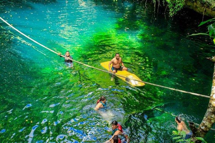Adrenaline tour from Cancun driving a Atv experience Ziplines and a real Cenote