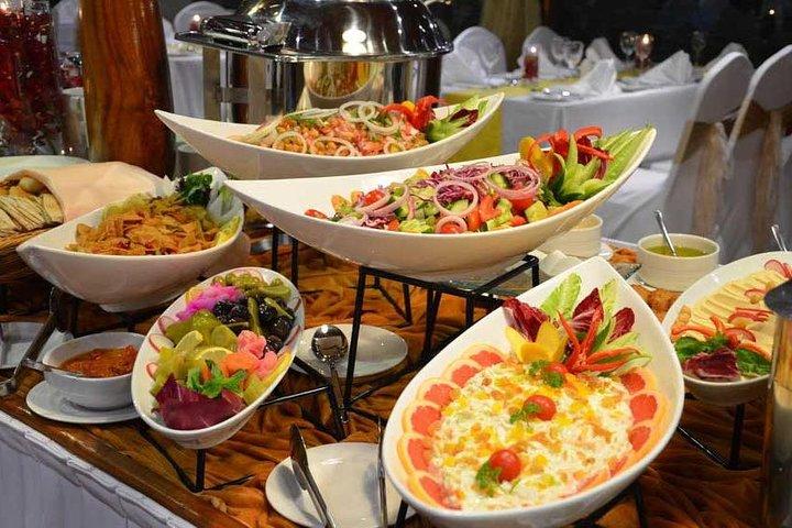 Dubai Marina Dhow Dinner Cruise with Transfers by Lexus ES 350 Or Mercedes Viano