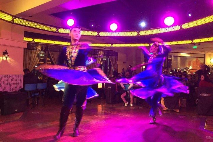 Shanghai Night River Cruise Tour with Xinjiang Style Dining Experience