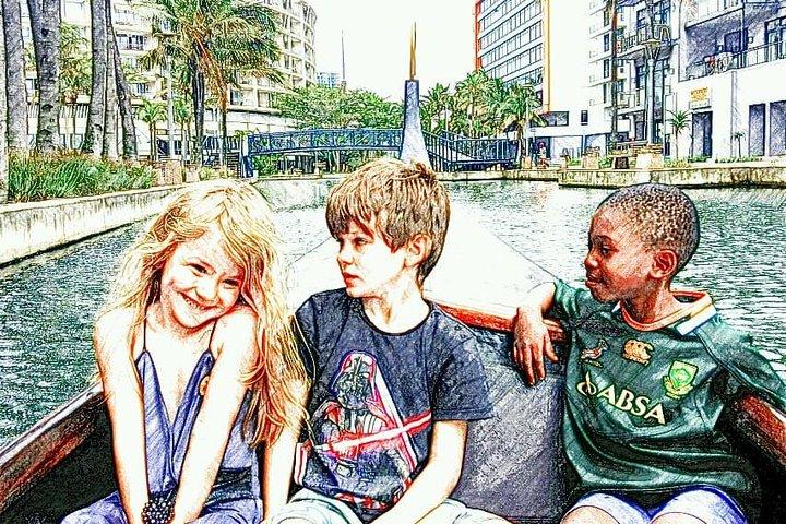 Relaxing Gondola Boat Ride on the Durban Point Waterfront Canal