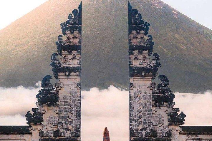 Gateway To Heaven : Lempuyang Gates with Tukad Cepung Waterfall