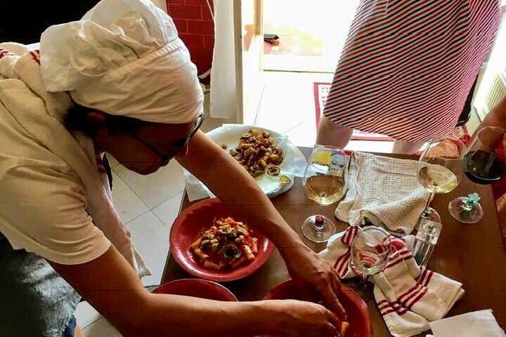 Palermo Rooftop Cooking Class with Full Meal, Wine & Storytelling
