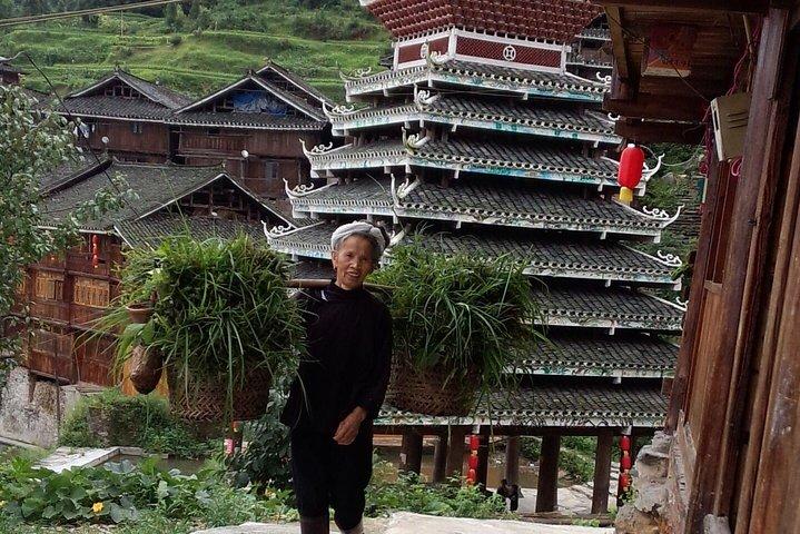 Longji Rice Terraces & Chengyang & Drop off at Zhaoxing village Private Day Tour