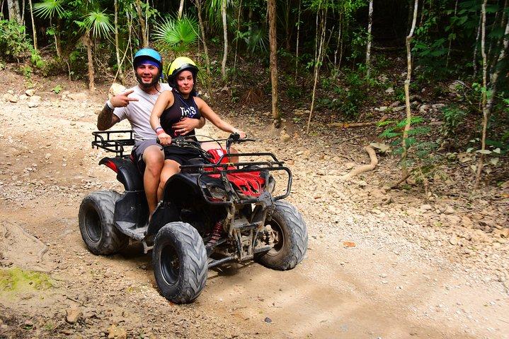 All Weather Adventure: Ziplines, Single ATVs, and Cenote