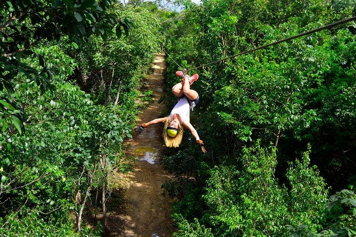 All Weather Adventure: Ziplines, Single ATVs, and Cenote