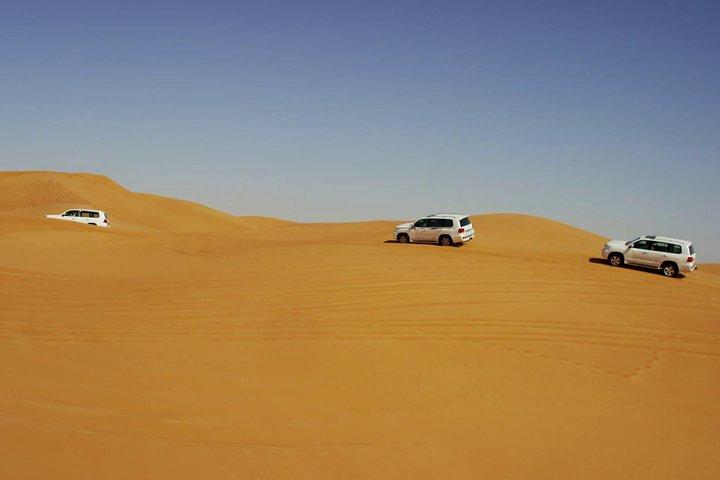 Morning Dubai Red Dunes Safari With Camel Ride & Sand boarding