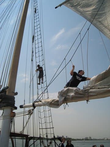 NYC Statue of Liberty Tall Ship Sail aboard Clipper City